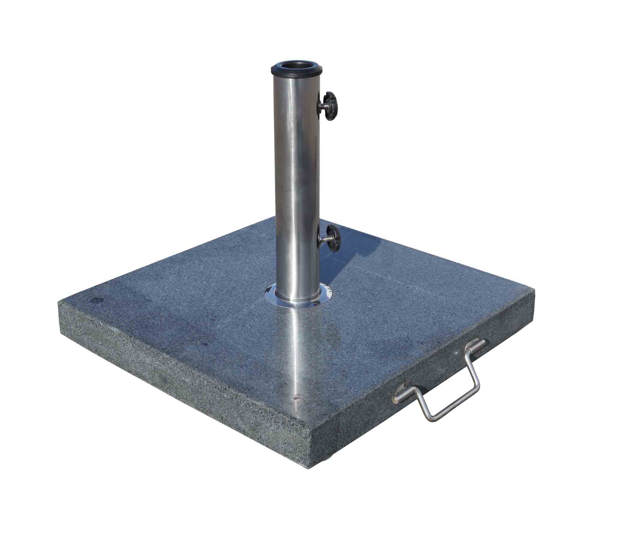 Patio Umbrella Base : 60 lbs. Stained Granite Base with Wheel 00160S
