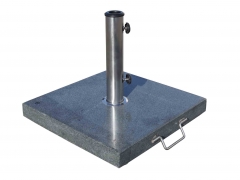 Patio Umbrella Base : 60 lbs. Stained Granite Base with Wheel 00160S